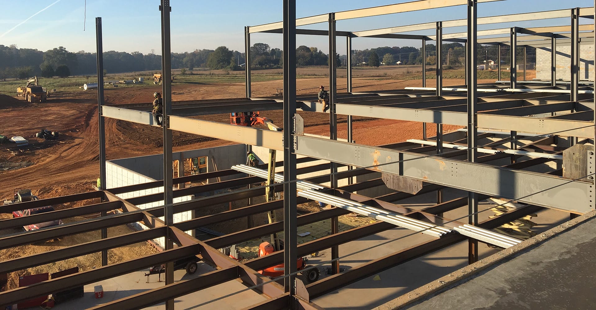 Commercial building under construction